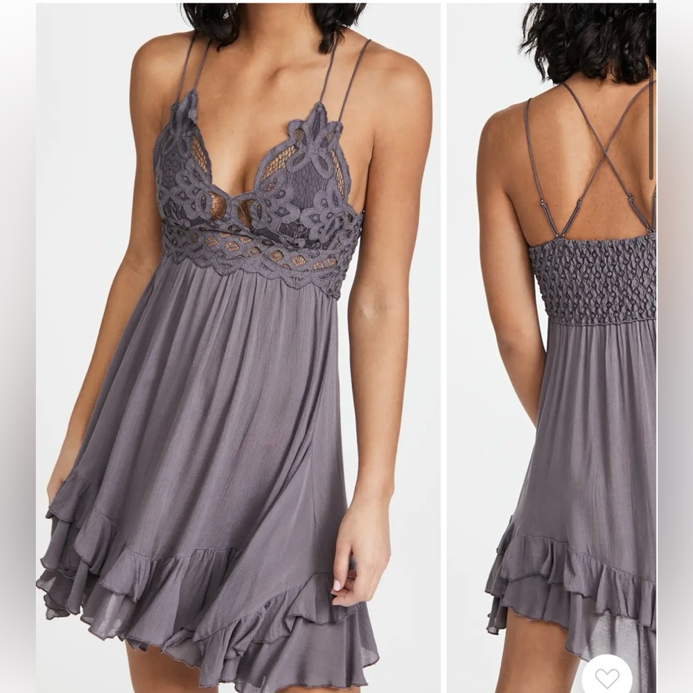 Free People Adella Slip Dress